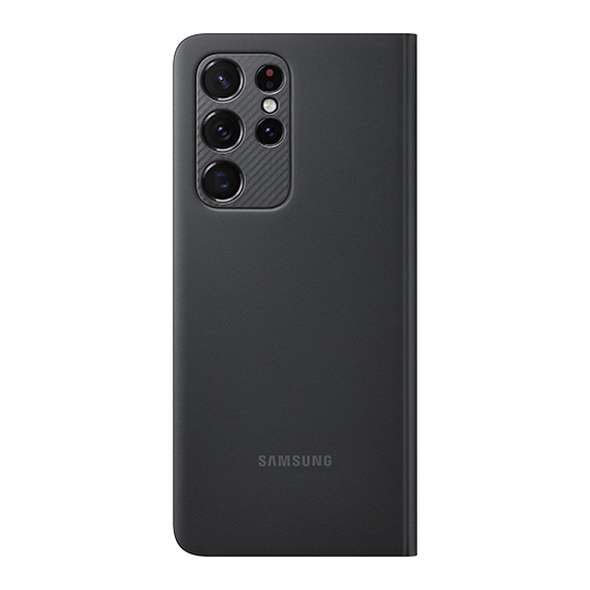 Bao da Galaxy S21Ultra/S21 Plus Nắp Gập Clear View Samsung Đen