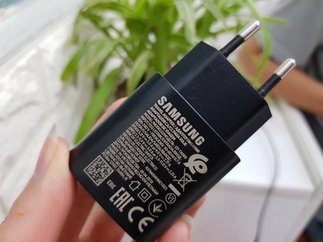 Bộ Sạc Nhanh Samsung 25W Chuẩn PD Cáp C-to-C 1M Bản Cho Galaxy S10 5G Fullbox  - Chính Hãng - Đen