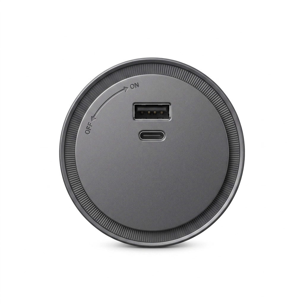 Chargee SlimAir Ổ Cắm USB &Type C màu Đen/Xám