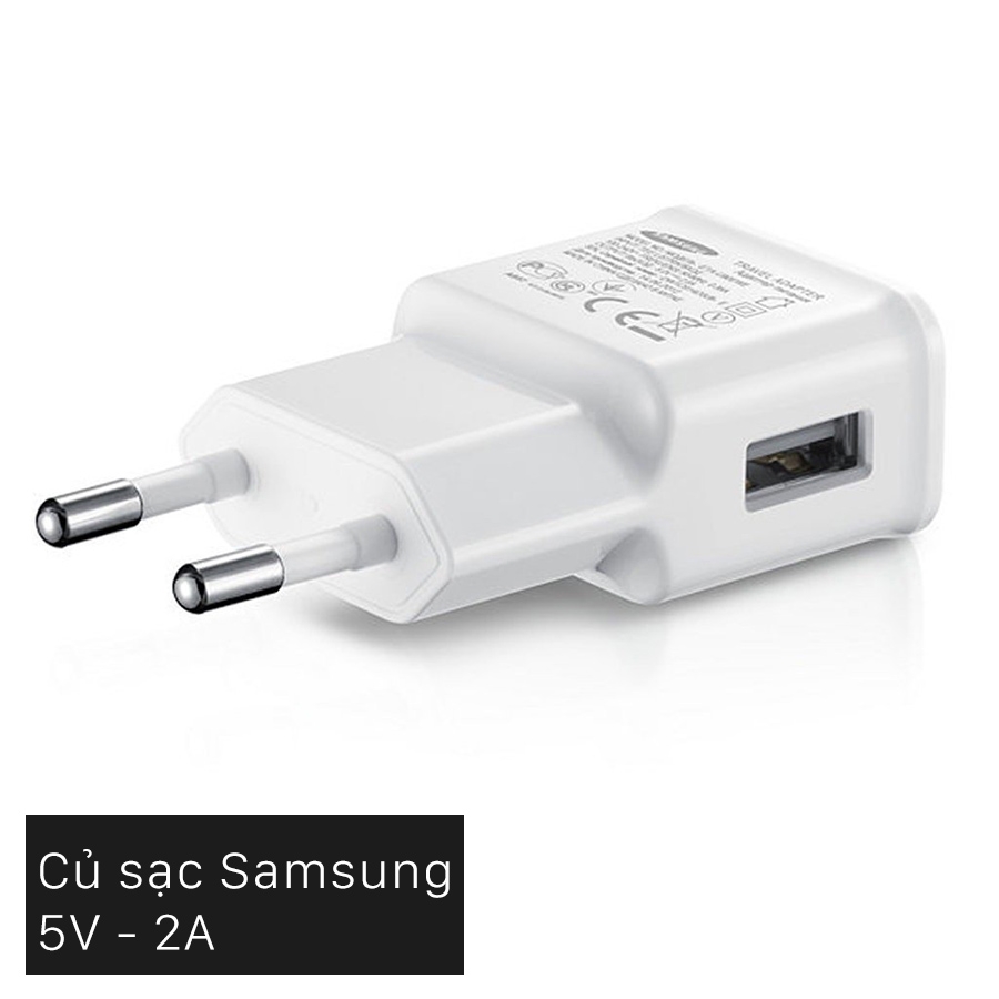 Củ Sạc Samsung 5V-2A ZIN Chính Hãng Galaxy S4,Note 10.1,Tab 3/4