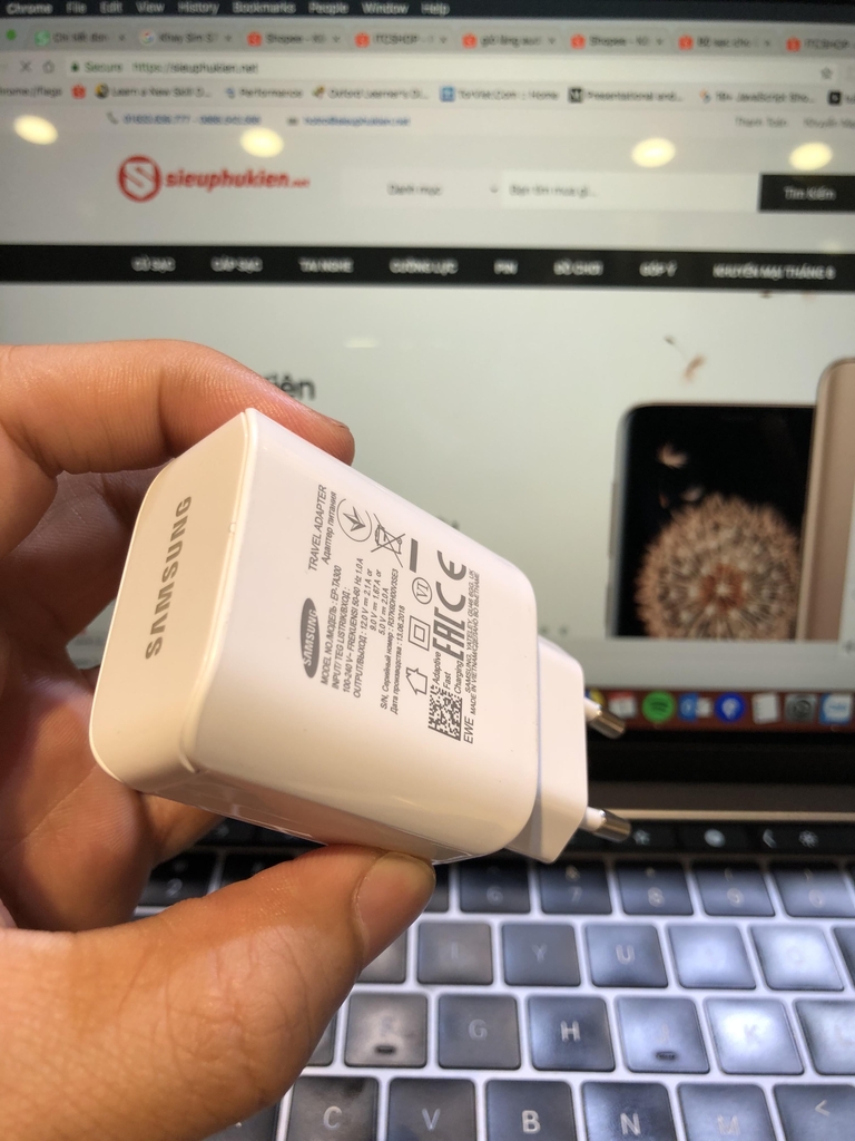 Sạc Cáp Nhanh Samsung Note9 Chính Hãng