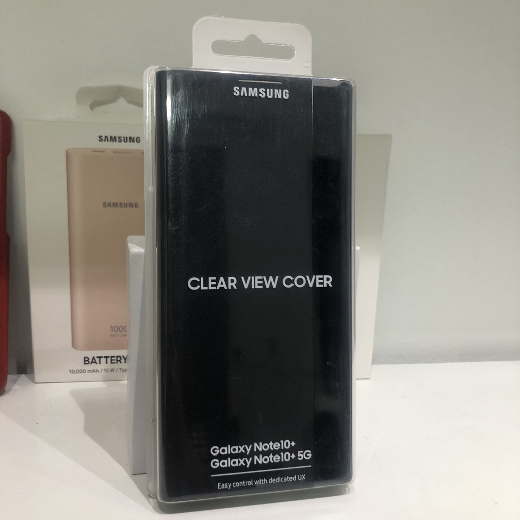 Bao da Clear View Note 10 Plus - Hàng Chính Hãng