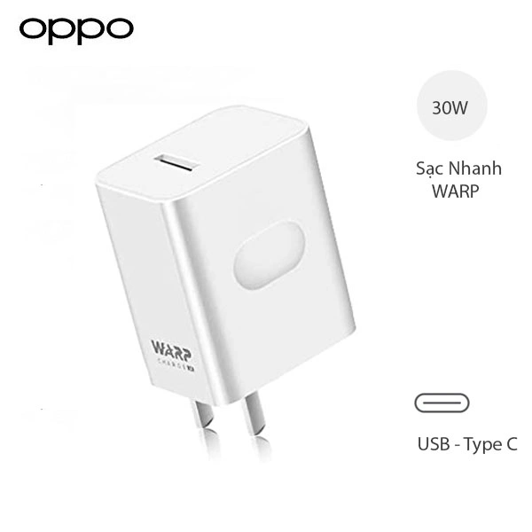 Củ Sạc Nhanh WARP Cho OnePlus - Công suất 30W - Hàng Chính Hãng