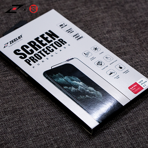 Cường Lực ZEELOT Trong Không Viền Đen cho iPhone 12 Pro Max / 12 Pro - Hàng Chính Hãng