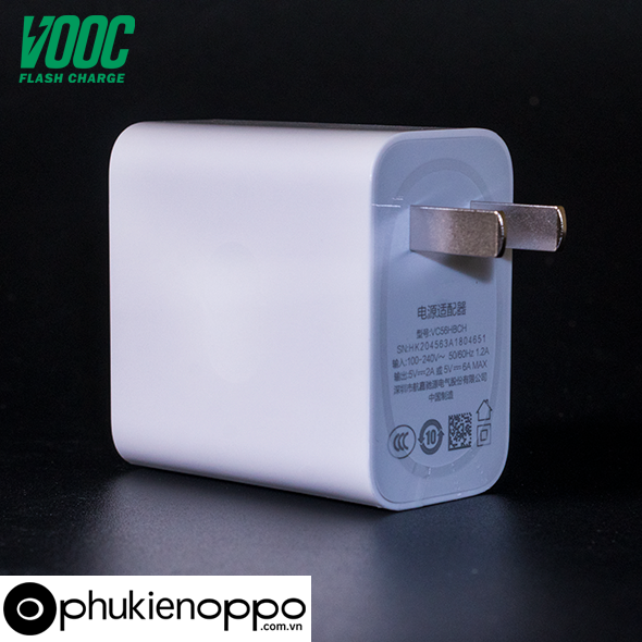 Bộ Sạc Nhanh VOOC 4.0 30W Cho Realme X2 - Hàng Chính Hãng