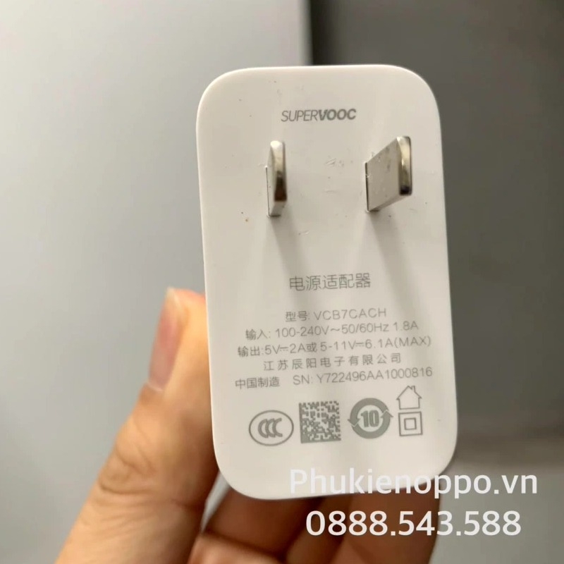 Củ sạc nhanh Super VOOC 67W cho OPPO và REALME Chính hãng