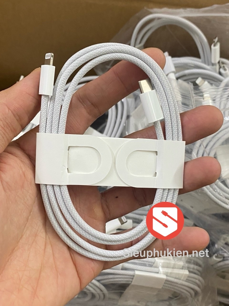 Cáp Bọc Dù Apple Lightning to TypeC cho iPhone 14 Pro - Hàng Chính Hãng