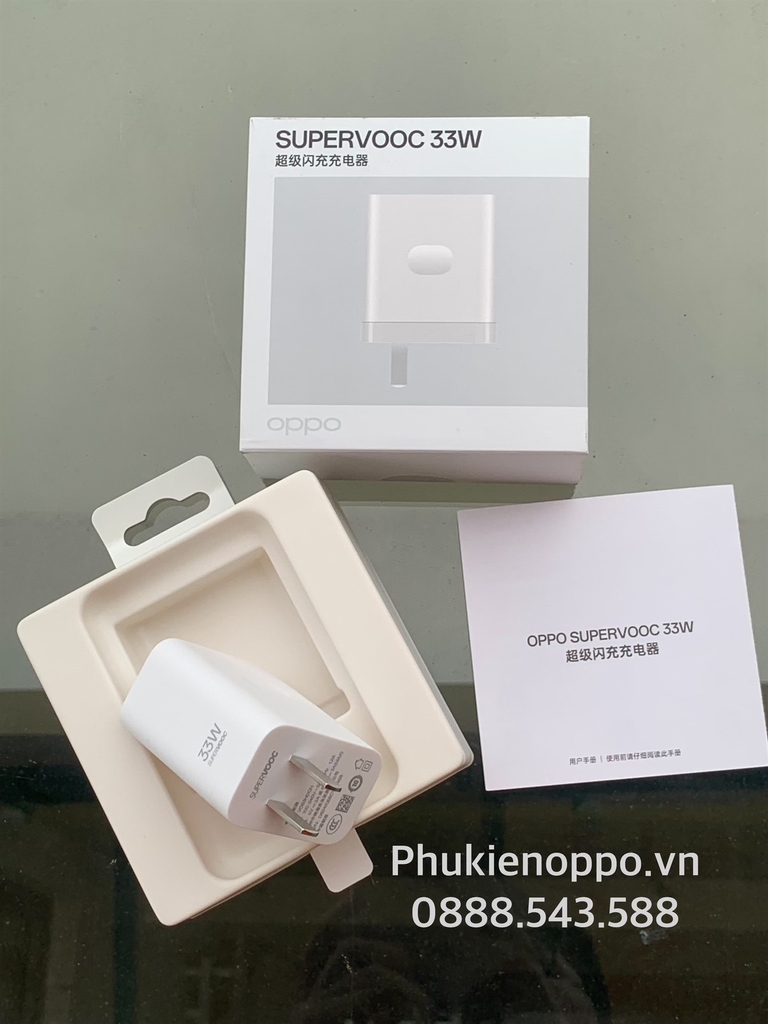 Sạc siêu nhanh SuperVOOC 33W Cho OPPO Pad Neo - Chính Hãng