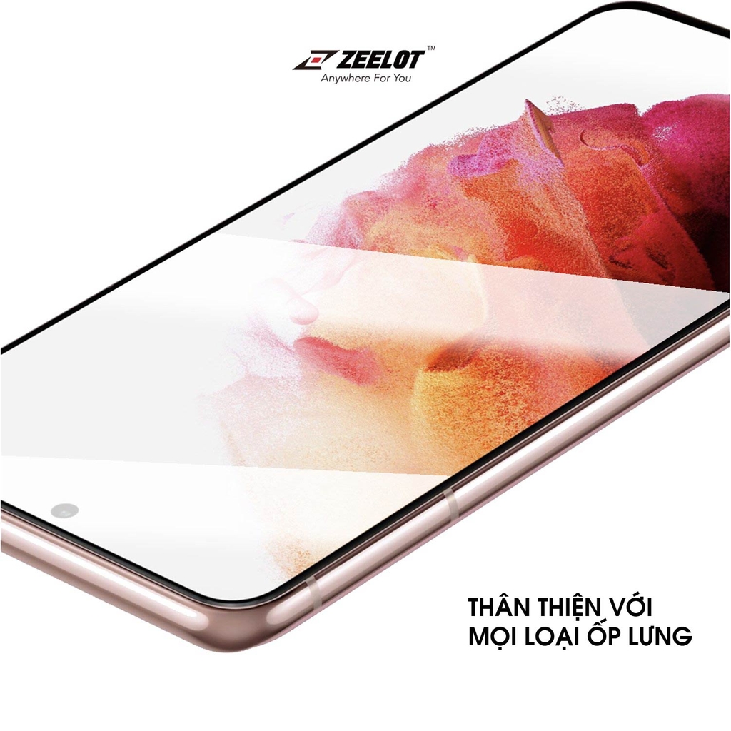 Cường lực Zeelot 3D Loca cho Samsung Galaxy S21 Ultra - Hàng Fullbox - Chính hãng
