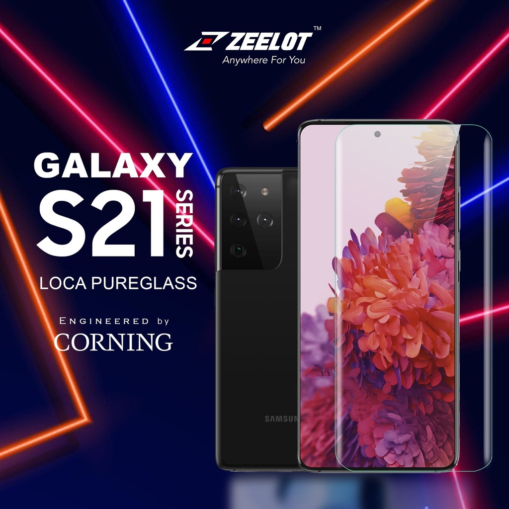 Cường lực Zeelot 3D Loca cho Samsung Galaxy S21 Ultra - Hàng Fullbox - Chính hãng