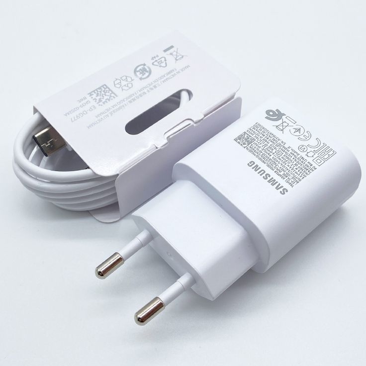 Bộ Sạc Siêu Nhanh Samsung 25W Chuẩn PD Cho Samsung - Hàng Chính Hãng