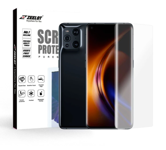 Cường lực UV Zeelot Oppo Find X3 - Chính Hãng