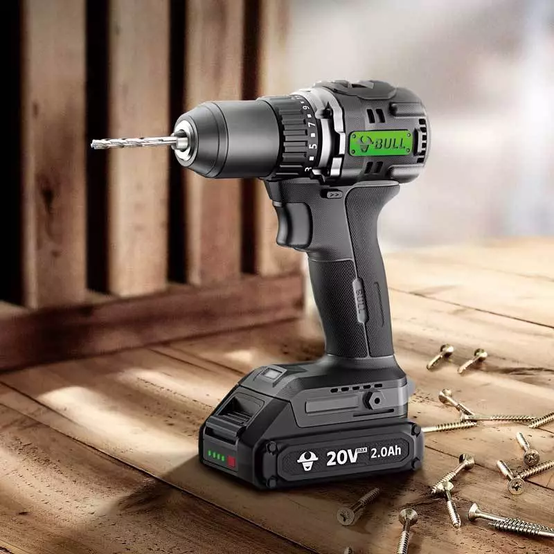 Máy Khoan Bắt Vít Cầm Tay GONGNIU GDZ10-60 - An Toàn Tiện Lợi - Dùng Pin Li-ion 20V - 2100 vòng/phút