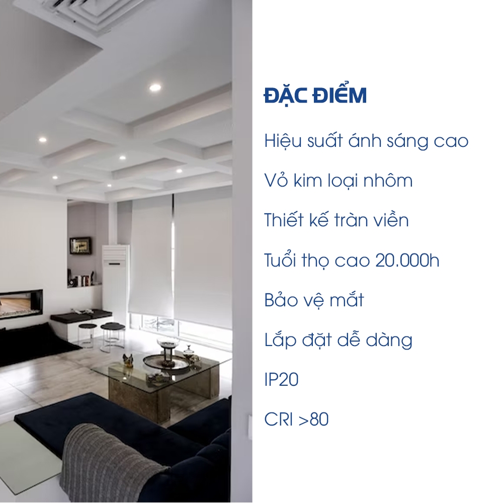 Đèn Opple Ốp Nổi Tròn US Pro SM Vỏ Trắng - Hiệu Suất Ánh Sáng Cao - Tiết Kiệm Năng Lượng