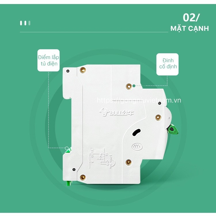 Aptomat an toàn CB Gongniu Bull 1Pha/ 2 Pha / 3 Pha/ 4 Pha, 32A/40A