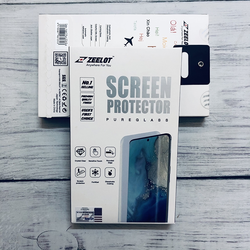 Cường lực Zeelot UV Samsung Galaxy Note 10 Plus - Hàng Fullbox - Chính hãng