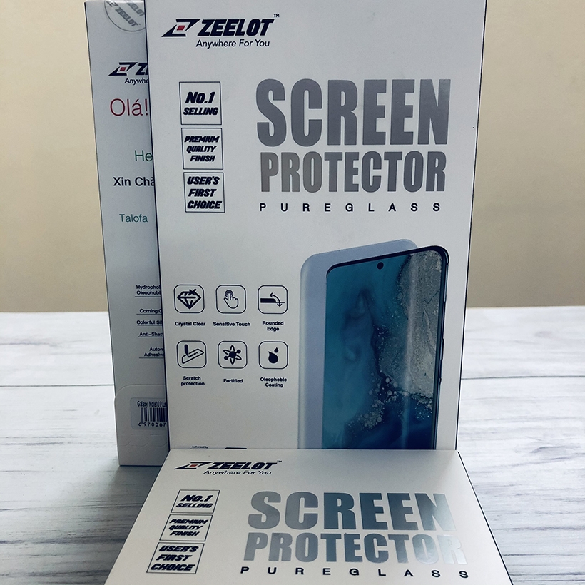 Cường lực Zeelot UV Anti-Glare CHỐNG VÂN TAY cho Samsung Galaxy Note 10 Plus - Hàng Fullbox - Chính hãng