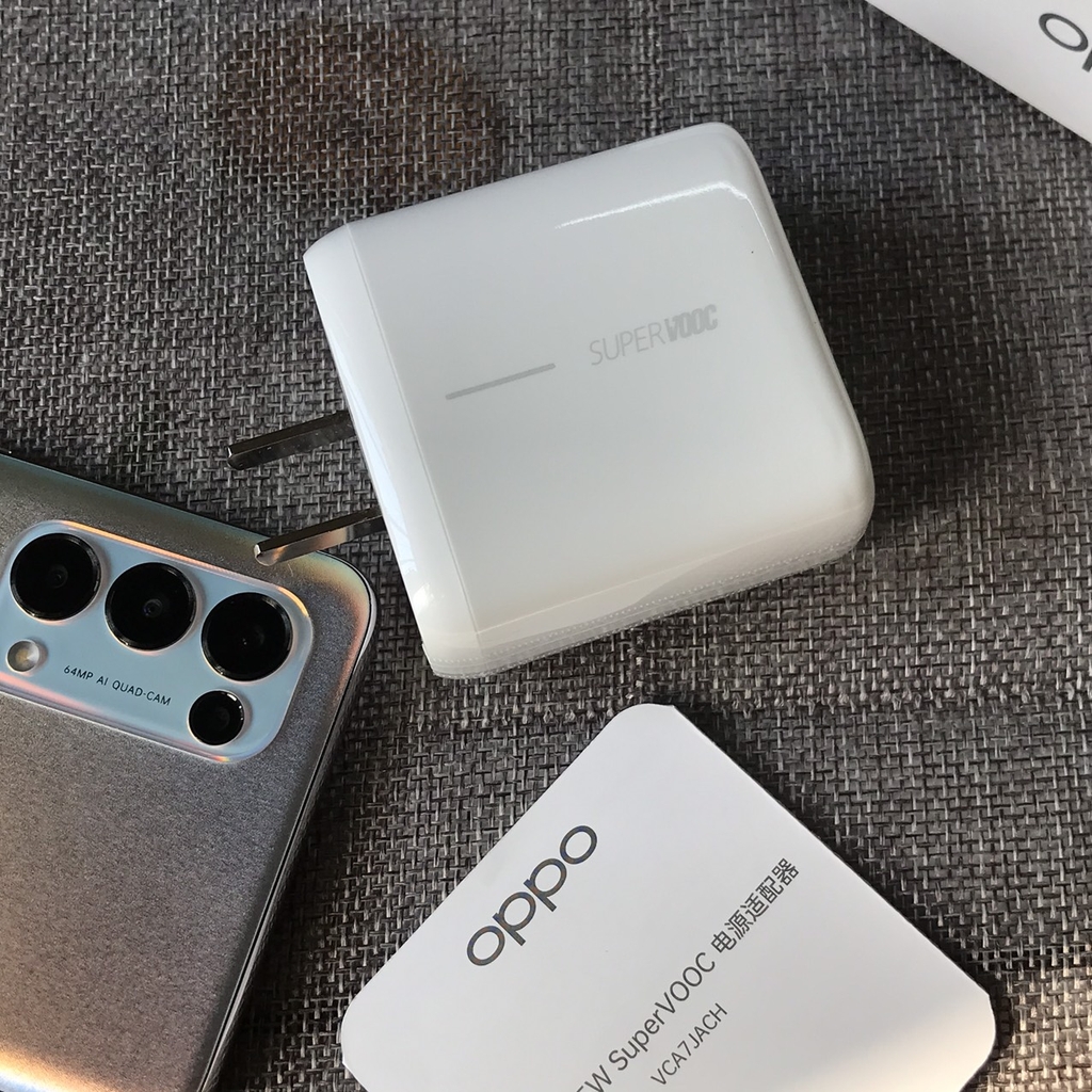 Adapter Sạc Siêu Nhanh Super VOOC 2.0 65W Cho OPPO Find X3 - Hàng Chính Hãng