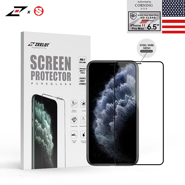 Kính Cường Lực Zeelot cho iPhone Xs Max/11 Pro Max - Hàng Fullbox - Chính hãng