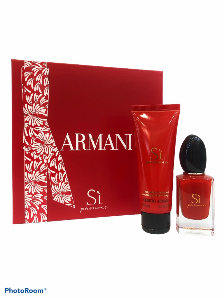 Set nước hoa SÌ PASSIONE (đỏ) Giorgio Armani 30ml +bodylotion 75ml - Mỹ  Phẩm Hàng Hiệu Pháp - 