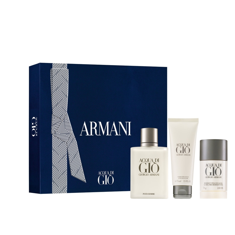 Set Giorgio Armani Acqua di Gio Homme EDT 100ml + gifts - Mỹ Phẩm Hàng Hiệu  Pháp - 