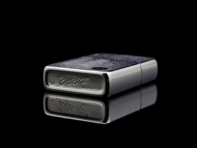 Zippo Cổ Brushed Chrome 6 Gạch 1976