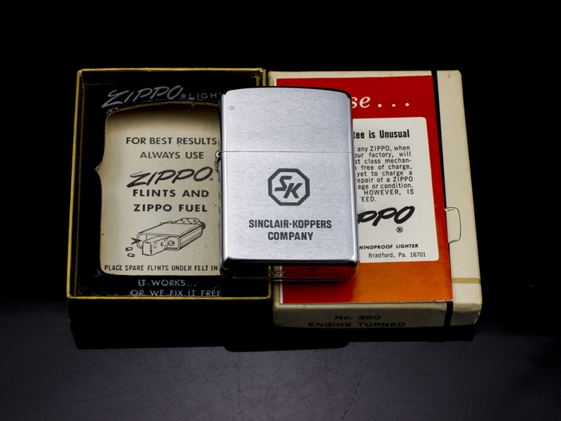 Zippo Cổ Sinclair-Koppers Company 1971 3 Gạch Thẳng