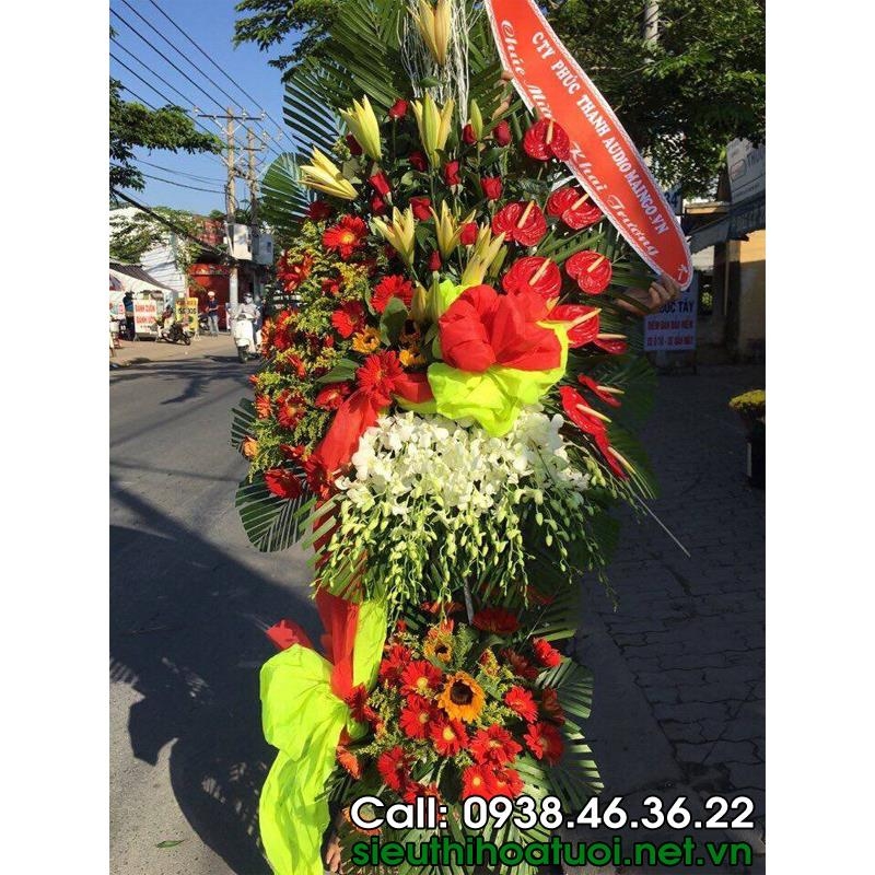 Hoa chúc mừng khai trương phát đạt HKT-PD01
