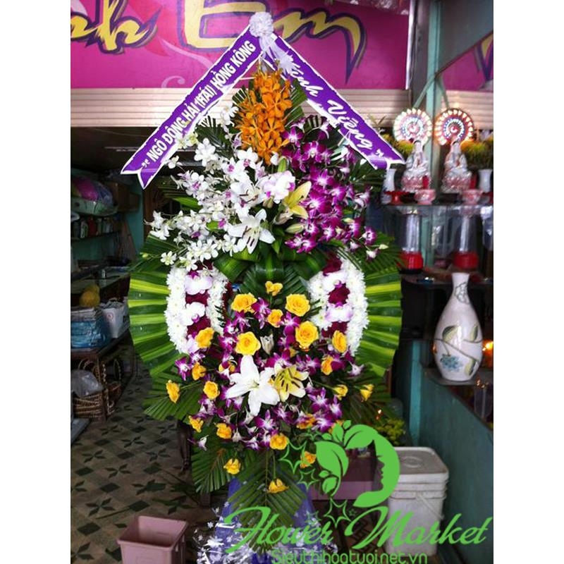 Hoa tang lễ HCB036