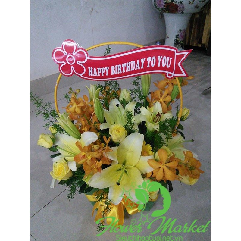 Hoa tặng sinh nhật bà xã HCM301