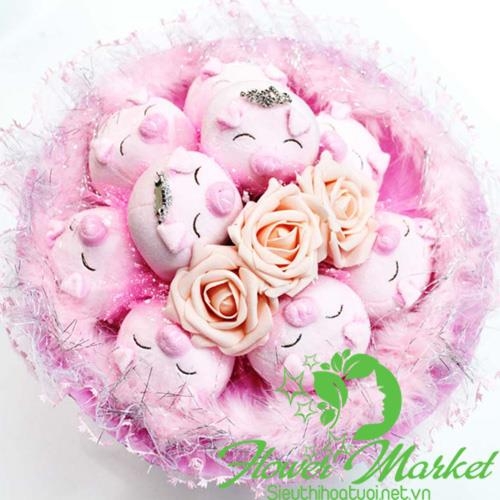 Hoa tặng sinh nhật cháu  Tiệm Hoa Madi