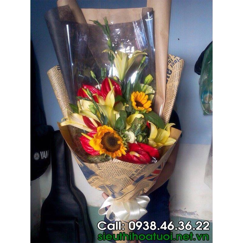 Bó hoa tươi tình yêu đượm nồng HB-DN01