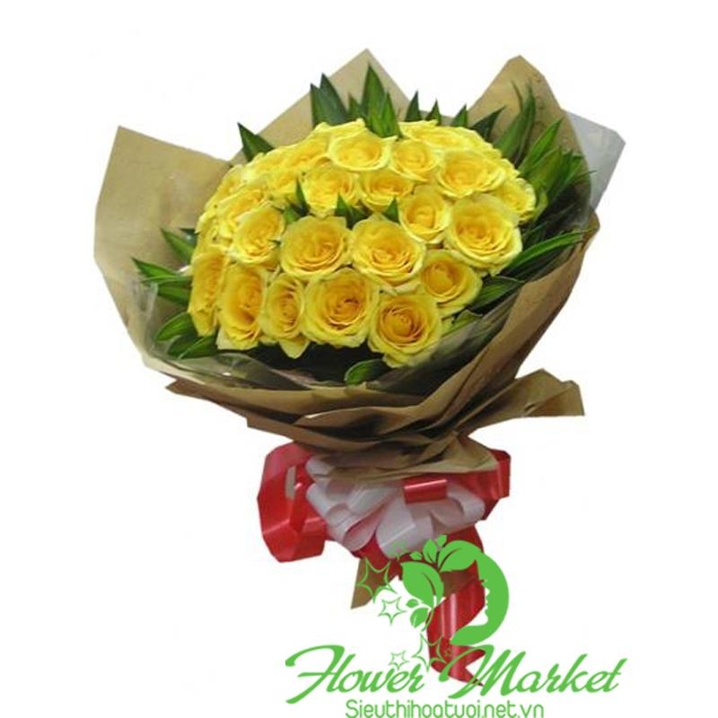 Hoa bó tròn cầm tay HB041