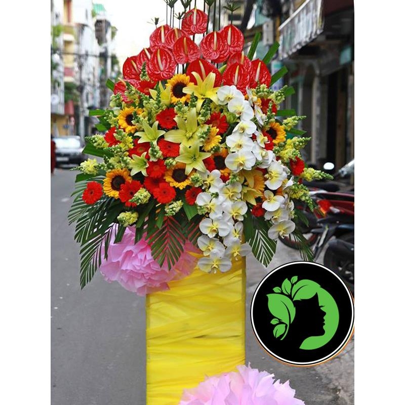 Hoa khai trương đẹp DHKT13