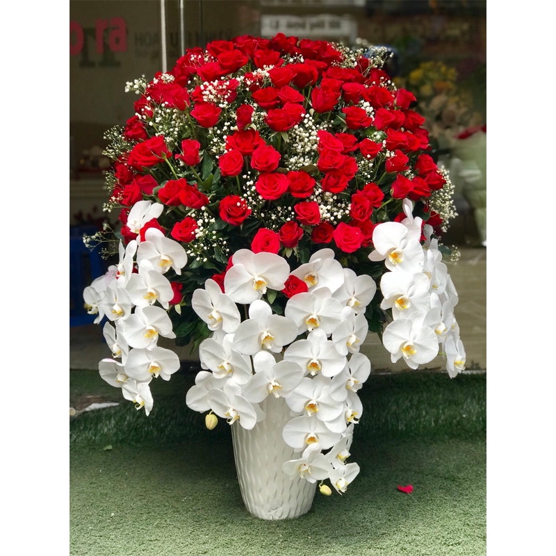 Giỏ hoa tươi đẹp LOVE-G149