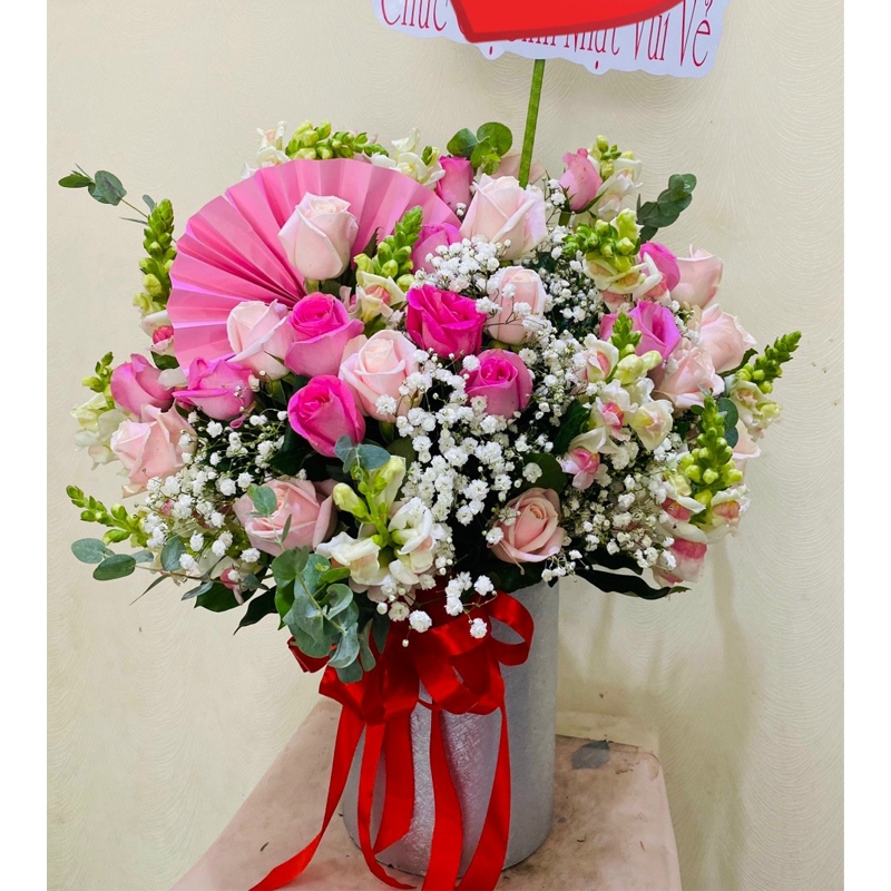 Giỏ hoa tươi đẹp LOVE-G48