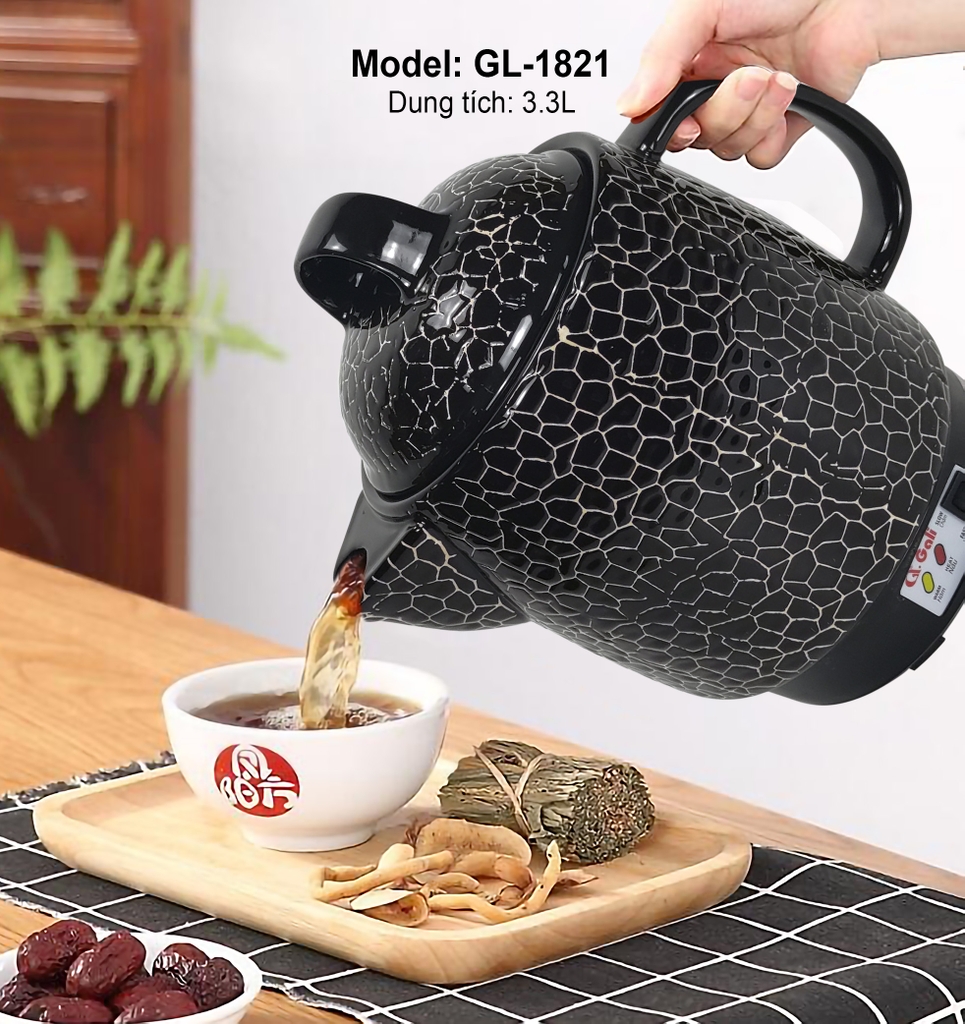 Siêu sắc thuốc GL-1821 3.3 lít