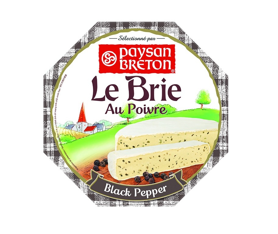 Phô mai Brie tiêu đen Paysan Breton 125g