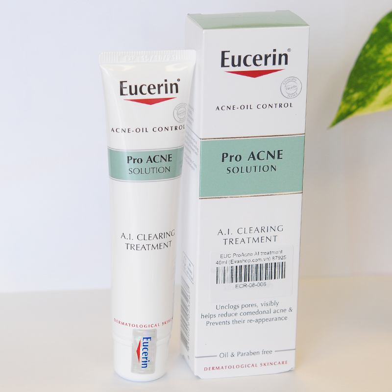 Kem giảm mụn và nhờn Eucerin Proacne AI Clearing treatment 40ml 87925 | EVASHOP.COM.VN