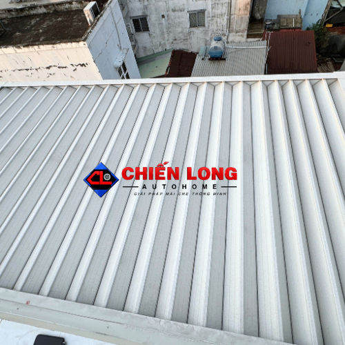 Mái nhôm Ziczac xếp trượt tự động