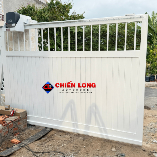 Cửa trượt tự động không ray cho biệt thự