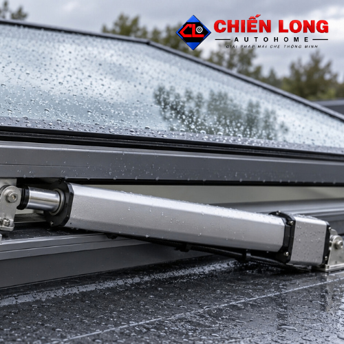 Motor Cửa Sổ Giếng Trời Tự Động Hành Trình 40cm