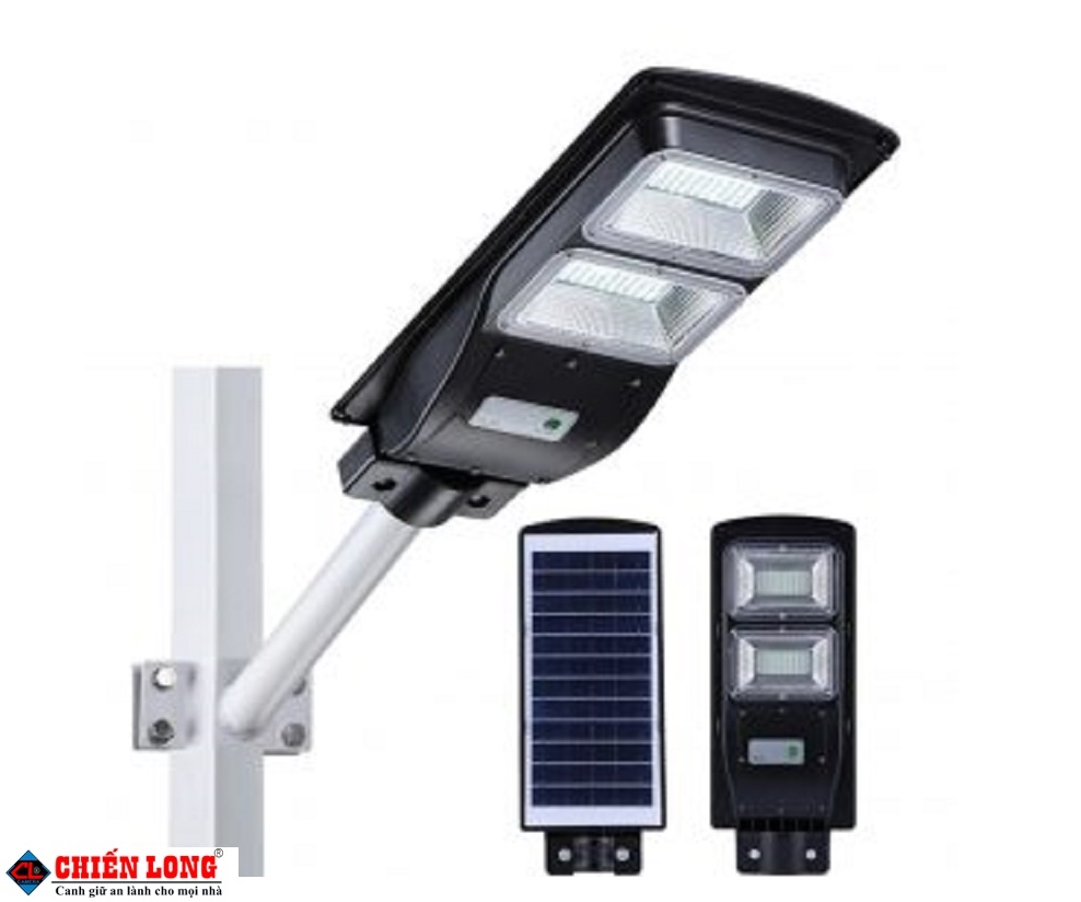 Đèn đường năng lượng mặt trời 100W  Led sáng vàng