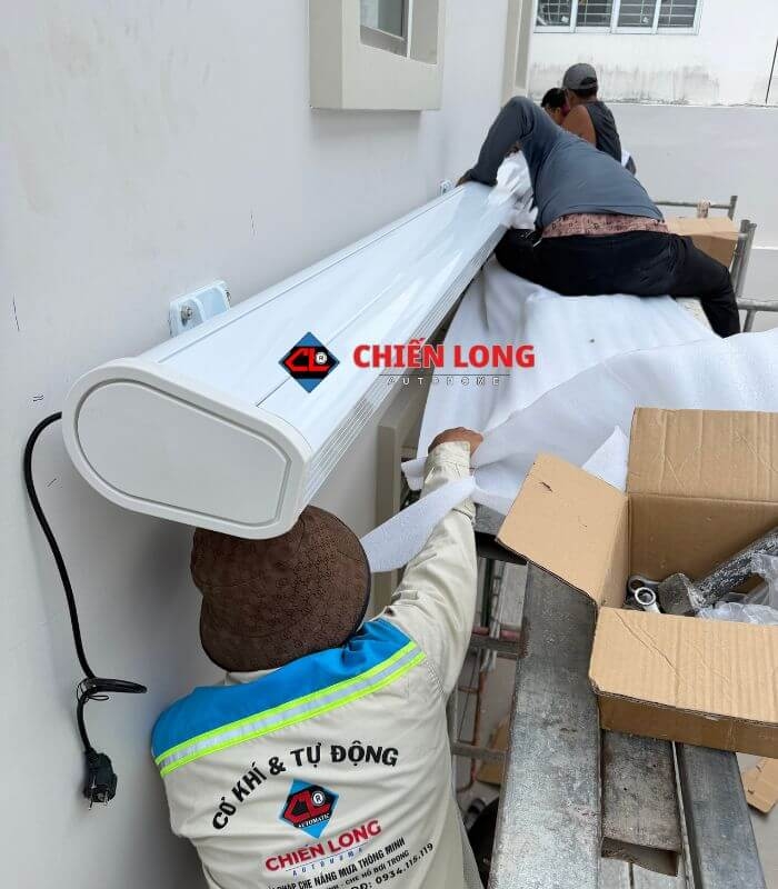 Mái Hiên Tự Động Thông Minh 6m x 3m Cao Cấp Nhập Khẩu