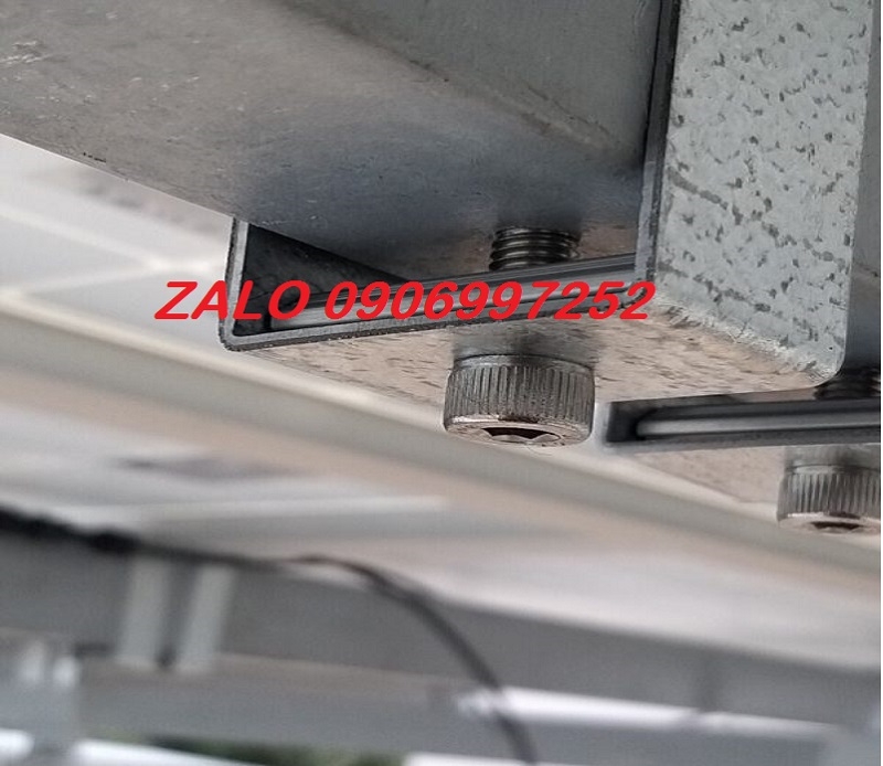 Pát chữ U 30x60 kẹp dưới pin mặt trời Lục giác Inox 304 | Giá Sỉ Rẻ Nhất