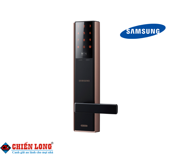 Khóa cửa điện tử SamSung SHP-DH537 Normal Mort (Dark brown)