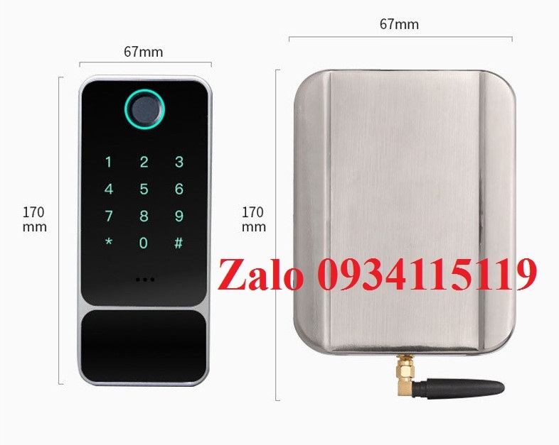 Khóa cổng thông minh điều khiển Qua App Bluetooth Smartdorlock- CL-IDL7