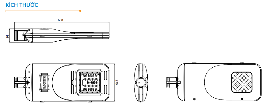 Đèn năng lượng mặt trời đường phố AMBO 30W - SOKOYO KY-E-JX-001