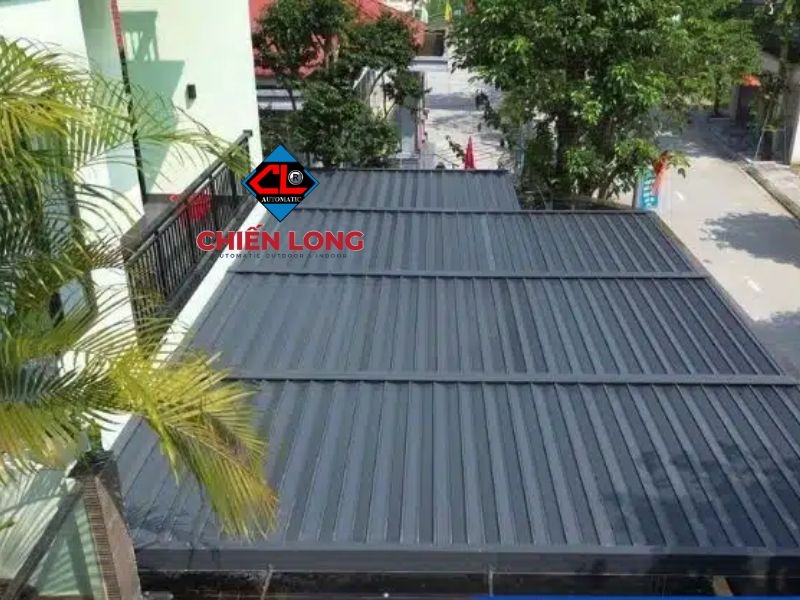 Mái nhôm xếp trượt Ziczac tự động CSFB - 03 - sản phẩm chất lượng Châu Âu nhập khẩu 100%