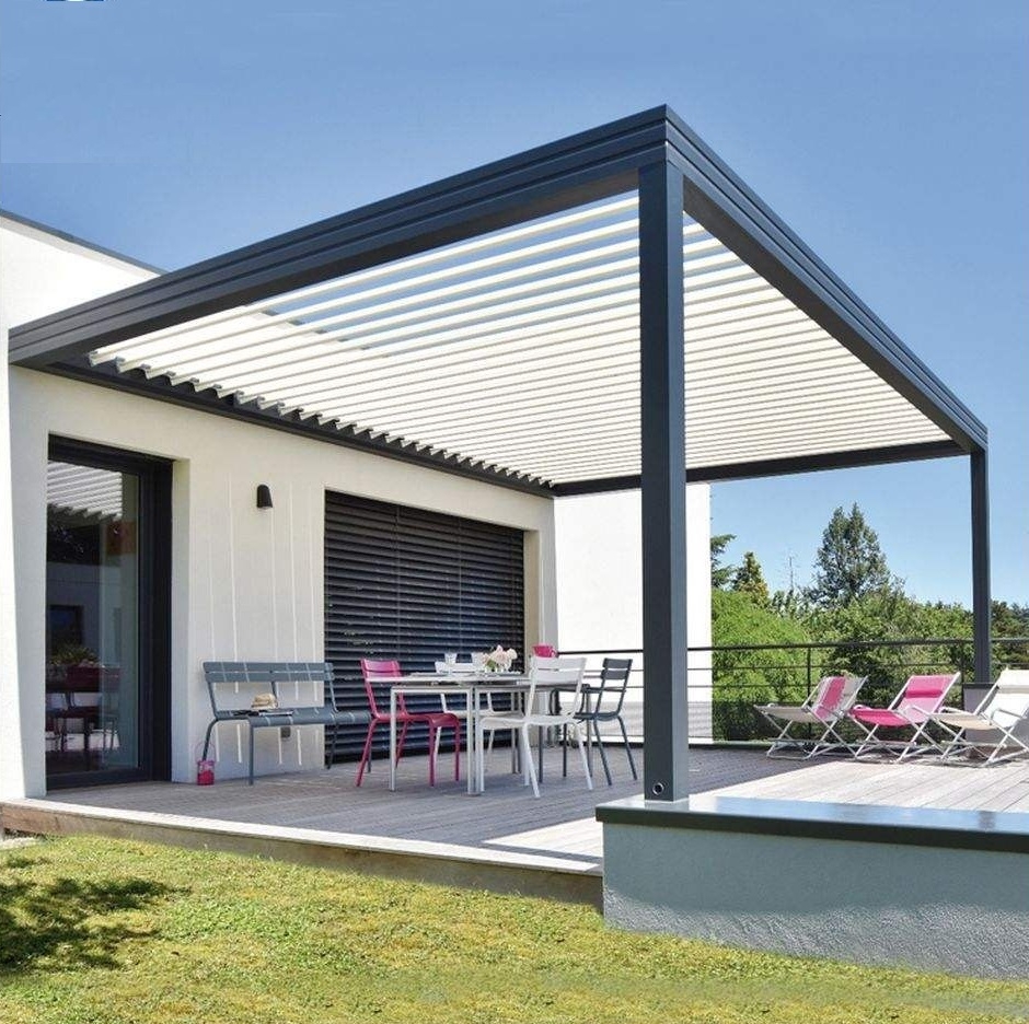 Mái nhôm xếp tự động hệ Aluminum Pergola - Sự lựa chọn dẫn đầu xu hướng hiện đại